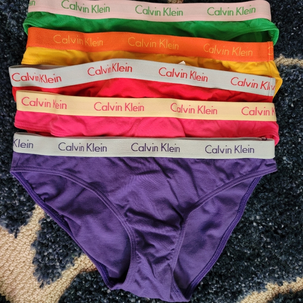 Calvin Klein 5 pack Rainbow bikini underwear